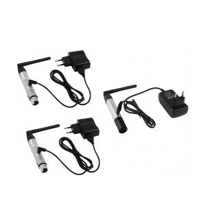 EuroLite Set QuickDMX 1x transmitter + 2x receiver TILBUD modtager senderen sæt