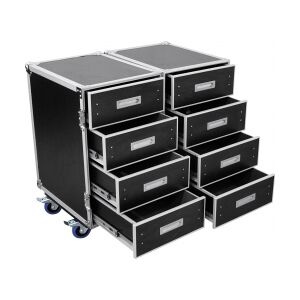 Roadinger Universal Roadie Case Double Drawer DD-2 universel tilfælde dobbelt