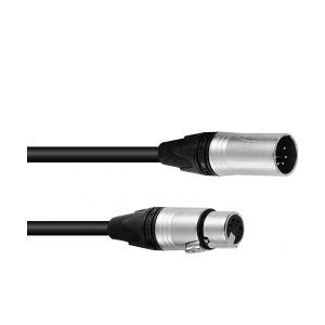 PSSO DMX cable XLR 5pin 5m bk Neutrik TILBUD NU løftdenløsem kabel løft løse den