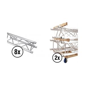 Alutruss Set TRILOCK 6082-2000 + Truss transport board TILBUD NU