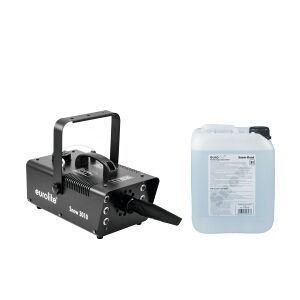 EuroLite Set Snow 5001 Snow machine + Snow fluid 5l TILBUD maskine væske sne sæt