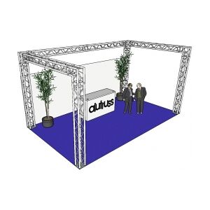 Alutruss Truss set QUADLOCK 6082 U-Figure 7x4x3.5m (WxDxH) bxdxh figur sæt