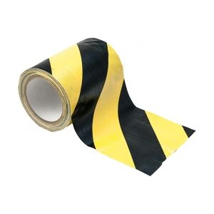 EuroLite Cable Tape yellow/black 150mm x 15m TILBUD NU