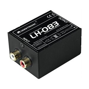 Omnitronic LH-083 Stereo Isolator RCA S TILBUD NU stereoanlæg