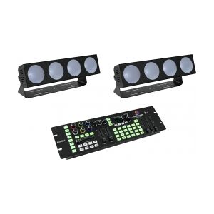 EuroLite Set 2x LED CBB-4 + DMX LED Color Chief Controller TILBUD NU