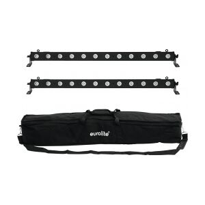 EuroLite Set 2x LED BAR-12 QCL RGBA + Soft Bag TILBUD NU