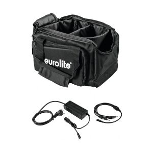 EuroLite Set SB-14 Soft-Bag + Charger 4x AKKU Flat Light 1 TILBUD NU