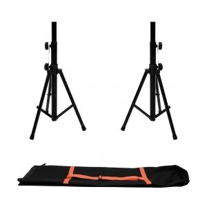 Omnitronic Set 2x BS-1 EU Loudspeaker Stand + Carrying bag TILBUD NU