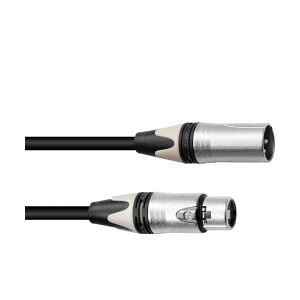 PSSO XLR cable COL 3pin 15m bk Neutrik TILBUD NU