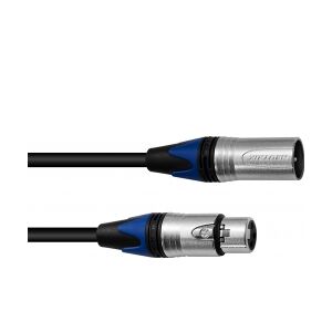 PSSO XLR cable COL 3pin 5m bk Neutrik TILBUD NU