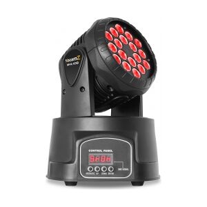 BeamZ MHL108MK3 Mini Moving Head 18x 3W (3-1 RGB) TILBUD NU