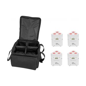 EuroLite Set 4x AKKU TL-3 TCL white + SB-4 Soft Bag TILBUD NU