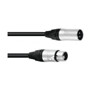 SOMMER CABLE DMX cable XLR 3pin 15m bk Neutrik TILBUD NU