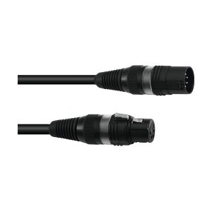 SOMMER CABLE DMX cable XLR 5pin 1.5m bk Hicon TILBUD NU