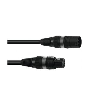 SOMMER CABLE DMX cable XLR 5pin 3m bk Hicon TILBUD NU