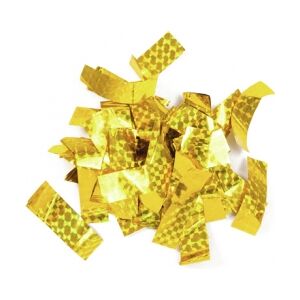 TCM FX Metallic Confetti rectangular 55x18mm, gold, laser effect, 1kg TILBUD NU