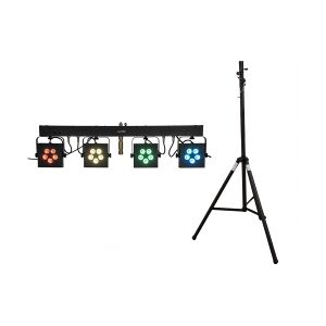 EuroLite Set LED KLS-902 + STV-40S-WOT Steel stand TILBUD NU