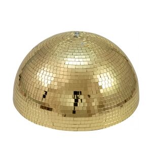 EuroLite Half Mirror Ball 40cm gold motorized TILBUD NU