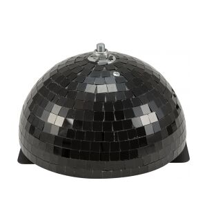 EuroLite Half Mirror Ball 20cm black motorized TILBUD NU