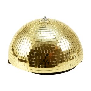 EuroLite Half Mirror Ball 30cm gold motorized TILBUD NU