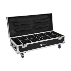 Roadinger Flightcase 8x AKKU UP-4 QuickDMX with charging function TILBUD NU