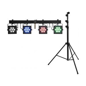 EuroLite Set LED KLS-3002 + STV-60-WOT EU Steel stand black TILBUD NU