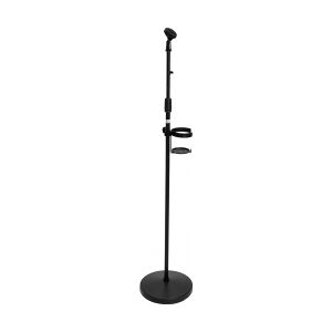 Omnitronic Set Microphone stand for disinfectant, black TILBUD NU