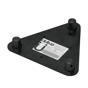 Alutruss DECOLOCK DQ3-WPM Wall Mounting Plate MALE black TILBUD NU