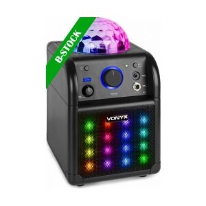 SBS50B-PLUS Karaoke Set Black with LED Light Effects 