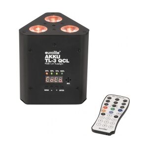 EuroLite AKKU TL-3 QCL RGB+UV Trusslight TILBUD NU