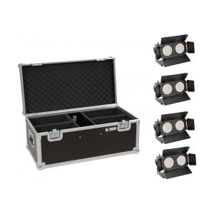 EuroLite Set 4x LED CBB-2 WW/CW Fairlight + Case TILBUD NU