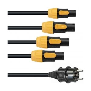 EuroLite IP T-Con power cable 1-4, 3x2,5mm² TILBUD NU