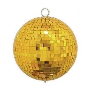 EuroLite Mirror ball 15cm gold TILBUD NU spejlkugle spejl bold guld