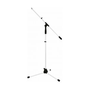 Omnitronic Microphone Tripod MS-1W with Boom Arm white TILBUD NU