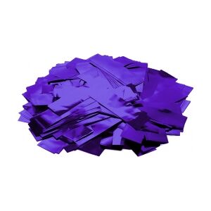 TCM FX Metallic Confetti rectangular 55x18mm, purple, 1kg TILBUD NU