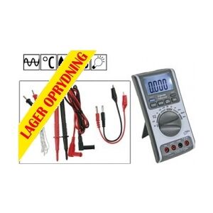 Velleman DVM1400 multimeter (temp fugtighed lyd lys) TILBUD NU midlertidig