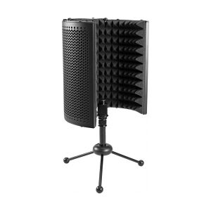 Omnitronic AS-04 Desk-Microphone-Absorber System, foldable incl. tripod TILBUD