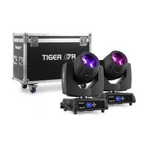 Tiger E 7R 230W MKIII Moving Head 2 stykker i Flightcase TILBUD NU