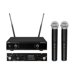 Omnitronic UHF-E2 Wireless Mic System 527.5/529.7MHz TILBUD NU