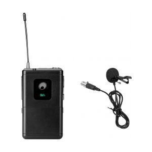 Omnitronic UHF-E Series Bodypack 520.9MHz + Lavalier Microphone TILBUD NU
