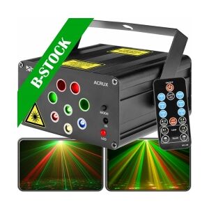 Acrux Quatro R/G Party Laser System with RGBW LEDs 