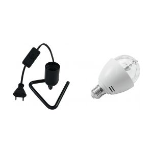 EuroLite Set LED BC-1 RGB + Triangle base black TILBUD grundlag trekant sort sæt