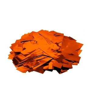 TCM FX Metallic Confetti rectangular 55x18mm, orange, 1kg TILBUD NU
