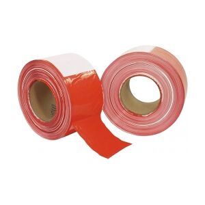 EuroLite Barrier Tape red/white 500mx80mm TILBUD NU