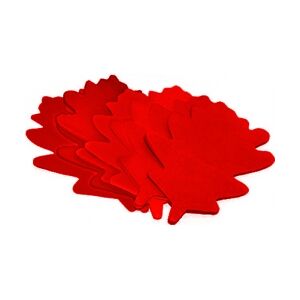 TCM FX Slowfall Confetti Oak Leaves 120x120mm, red, 1kg TILBUD NU