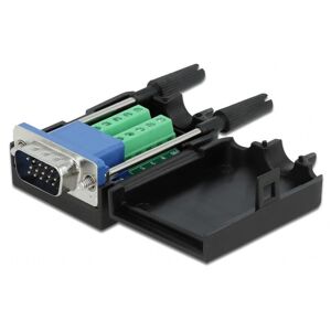 DeLOCK Terminal Block Adapter - Vga 15 Pin Han Til Terminal Block