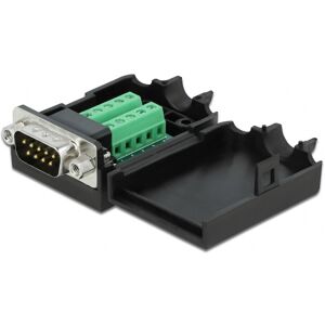 DeLOCK Terminal Block Adapter - Seriel 9 Pin Han Til Til Terminal Block