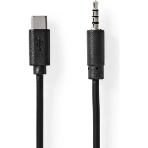 Nedis Usb-C Til 3.5mm Minijack Kabel - Sort - 1 M