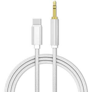 Usb-C Til 3.5 Mm Minijck Kabel - Silver - 1 M