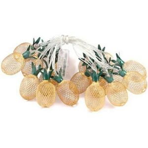 USB drevet Retro Smidesjern Ananas Lampa Dekorationsljus